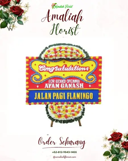 Sewa Papan Bunga Dermolo
